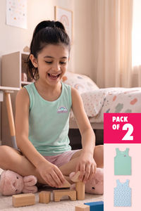 Zivame Girls Tanks (Pack of 2) - Multicolor — thumbnail 1